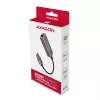 AXAGON USB 3.2 Gen 1 Type-A to Gigabit Ethernet adapter ADE-TR — 10/100/1000 Mbps, metal titan grey, 5000 Mbit/s