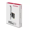 Axagon PCEE-GRF PCIe - Gigabit Ethernet adapter Realtek 8111F w. SP & LP
