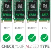 Axagon PCEM2-D PCIe x4 - M.2 NVMe M-key + SATA B-key slot adapter w. SP & LP