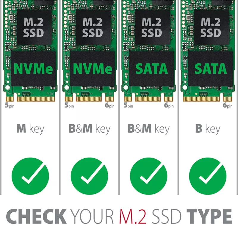 Axagon PCEM2-D PCIe x4 - M.2 NVMe M-key + SATA B-key slot adapter w. SP & LP