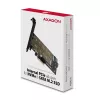 Axagon PCEM2-D PCIe x4 - M.2 NVMe M-key + SATA B-key slot adapter w. SP & LP