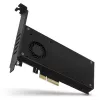 Axagon PCEM2-DC PCIe x4 - M.2 NVMe M-key + SATA B-key slot adapter w. cooler, SP & LP