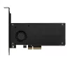 Axagon PCEM2-DC PCIe x4 - M.2 NVMe M-key + SATA B-key slot adapter w. cooler, SP & LP