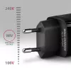 Axagon ACU-DPQ65 GaN Wall charger 65W, 3x port (USB-A + dual USB-C), PD3.0/QC4+/PPS/Apple