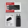 Axagon ACU-DPQ65 GaN Wall charger 65W, 3x port (USB-A + dual USB-C), PD3.0/QC4+/PPS/Apple