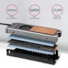 Axagon CLR-M2FAN Copper heatsink with fan for single-sided and double-sided M.2 SSD disks, size 2280, height 13 mm.