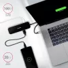 Axagon HMC-6GL USB 3.2 Gen 1 hub, 3x USB-A, HDMI 4k/30Hz, RJ-45, PD 100W, 20cm USB-C cable