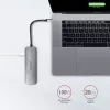 Axagon HMC-5 USB 3.2 Gen 1 hub, 2x USB-A, HDMI, SD/microSD, PD 100W, 20cm USB-C cable