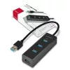 Axagon HUE-S2B 4x USB 3.0 CHARGING hub, power micro USB