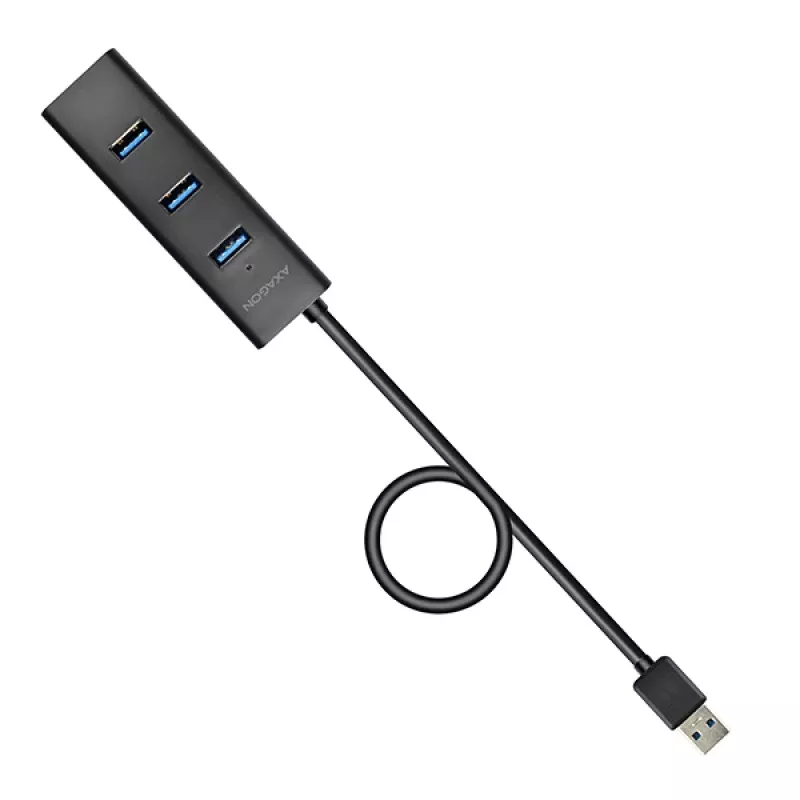 Axagon HUE-S2BL 4x USB 3.0 CHARGING hub w. 1.2m cable, power micro USB