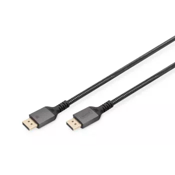 DIGITUS PREMIUM DP1.4 CABLE DP to DP 8K/60Hz, 2m Aluminum Housing Gold plated, Support 8K/60HZ