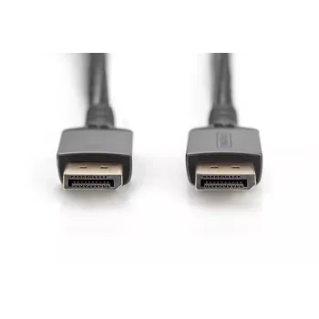 DIGITUS PREMIUM DP1.4 CABLE DP to DP 8K/60Hz, 3m Aluminum Housing Gold plated, Support 8K/60HZ