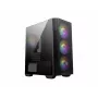 MSI MAG Forge M100R Midi Tower Black, Transparent