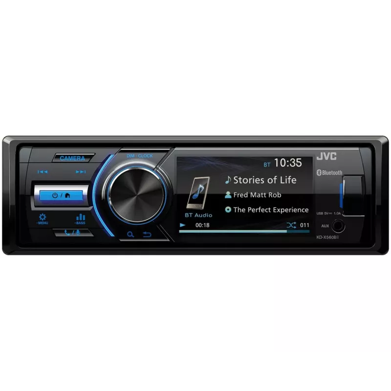 JVC KD-X560BT Black 180 W Bluetooth