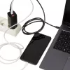 AC mobile device charger IBOX ILUC65B — 65 W, 3x USB (2x USB‑A Gen1, 1x USB‑C), black, 100–240 V
