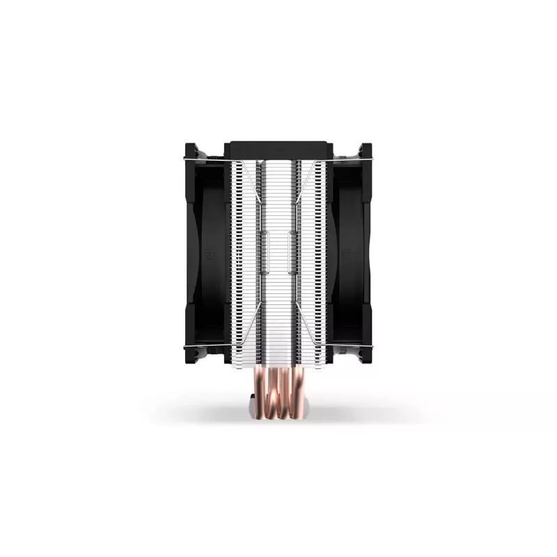 Air cooler ENDORFY Fera 5 Dual Fan — 2x 120 mm PWM fans, 4 heat pipes, TDP 220 W, compatible with LGA 2011 and multiple sockets, black
