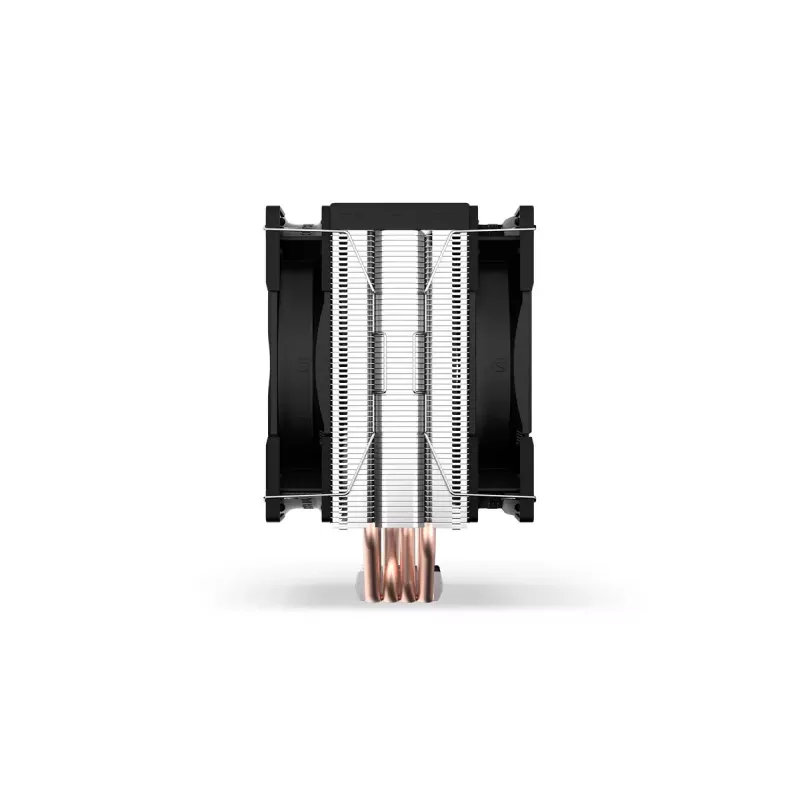 Air cooler ENDORFY Fera 5 Dual Fan — 2x 120 mm PWM fans, 4 heat pipes, TDP 220 W, compatible with LGA 2011 and multiple sockets, black
