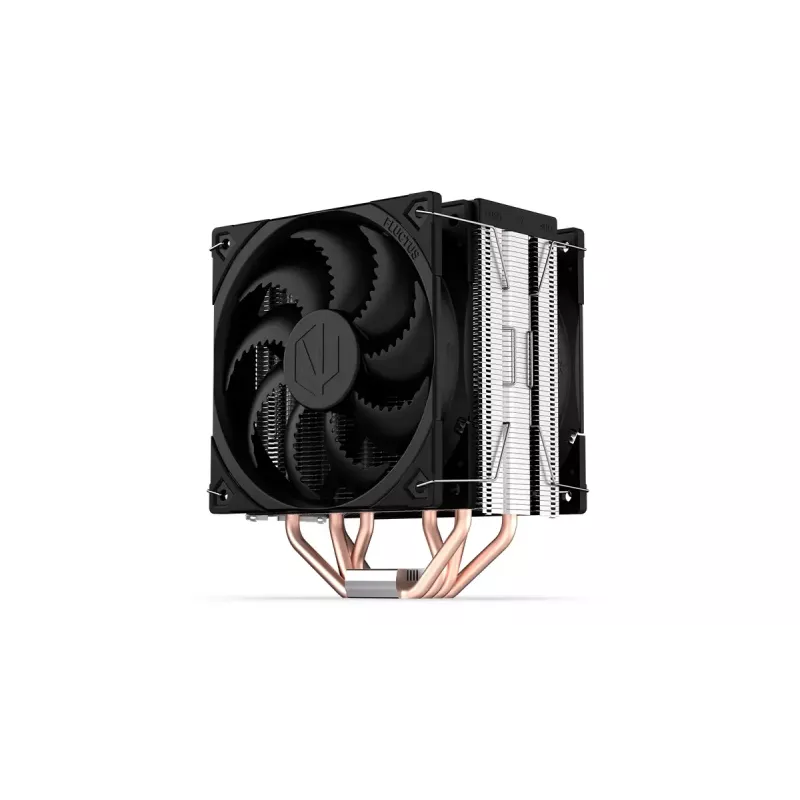 Air cooler ENDORFY Fera 5 Dual Fan — 2x 120 mm PWM fans, 4 heat pipes, TDP 220 W, compatible with LGA 2011 and multiple sockets, black