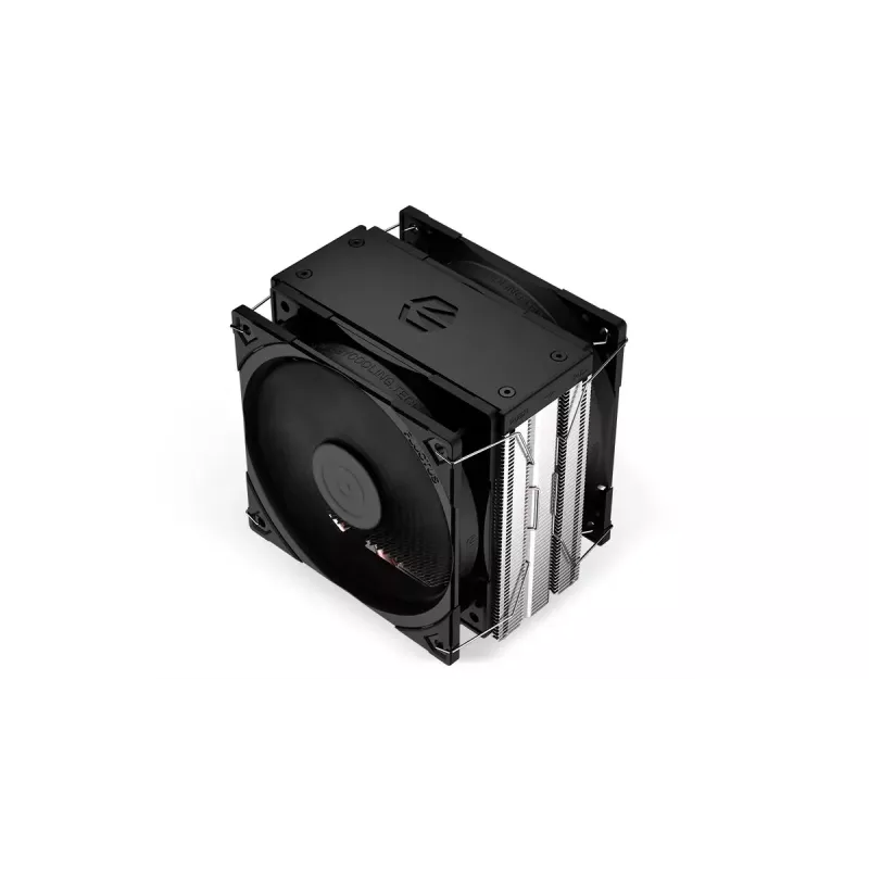 Air cooler ENDORFY Fera 5 Dual Fan — 2x 120 mm PWM fans, 4 heat pipes, TDP 220 W, compatible with LGA 2011 and multiple sockets, black