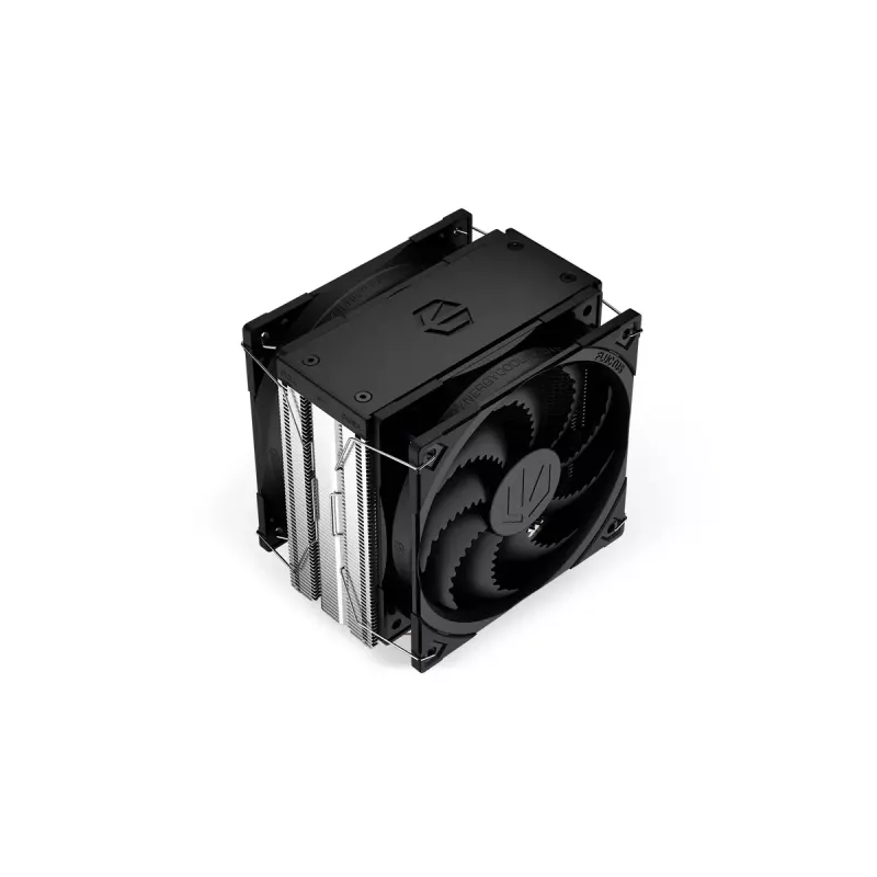 Air cooler ENDORFY Fera 5 Dual Fan — 2x 120 mm PWM fans, 4 heat pipes, TDP 220 W, compatible with LGA 2011 and multiple sockets, black