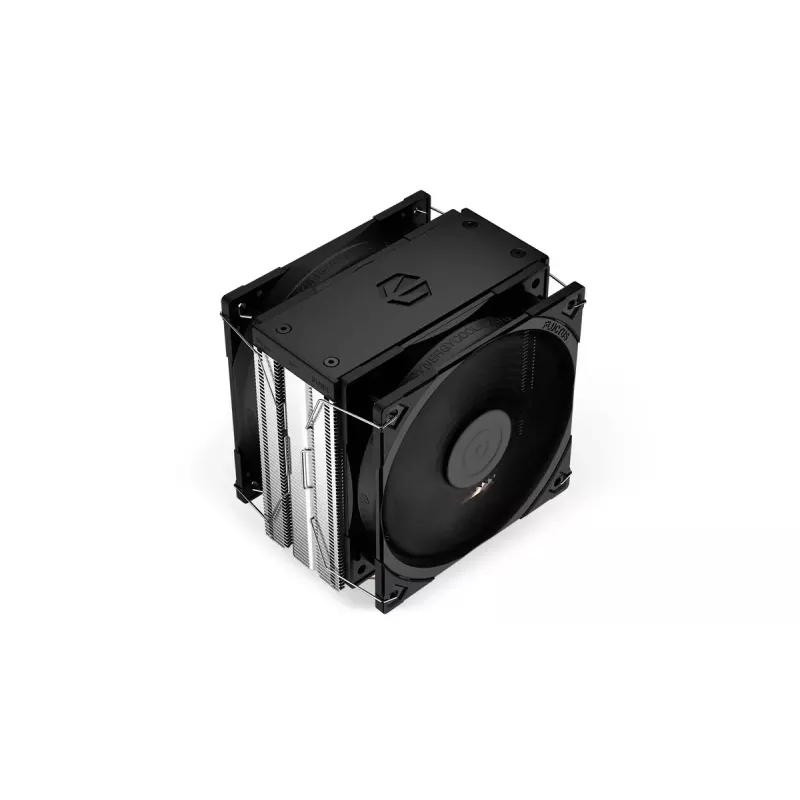Air cooler ENDORFY Fera 5 Dual Fan — 2x 120 mm PWM fans, 4 heat pipes, TDP 220 W, compatible with LGA 2011 and multiple sockets, black