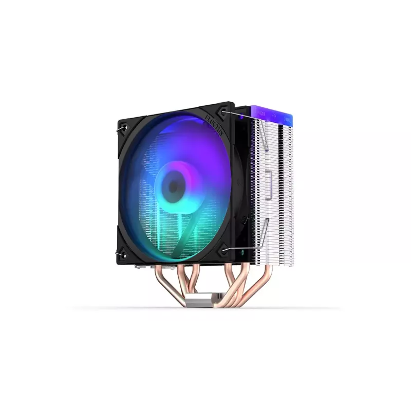 Air cooler ENDORFY Fera 5 ARGB 120 mm Black — 4 heat pipes, 1x120 mm PWM fan, TDP 220 W, height 155 mm