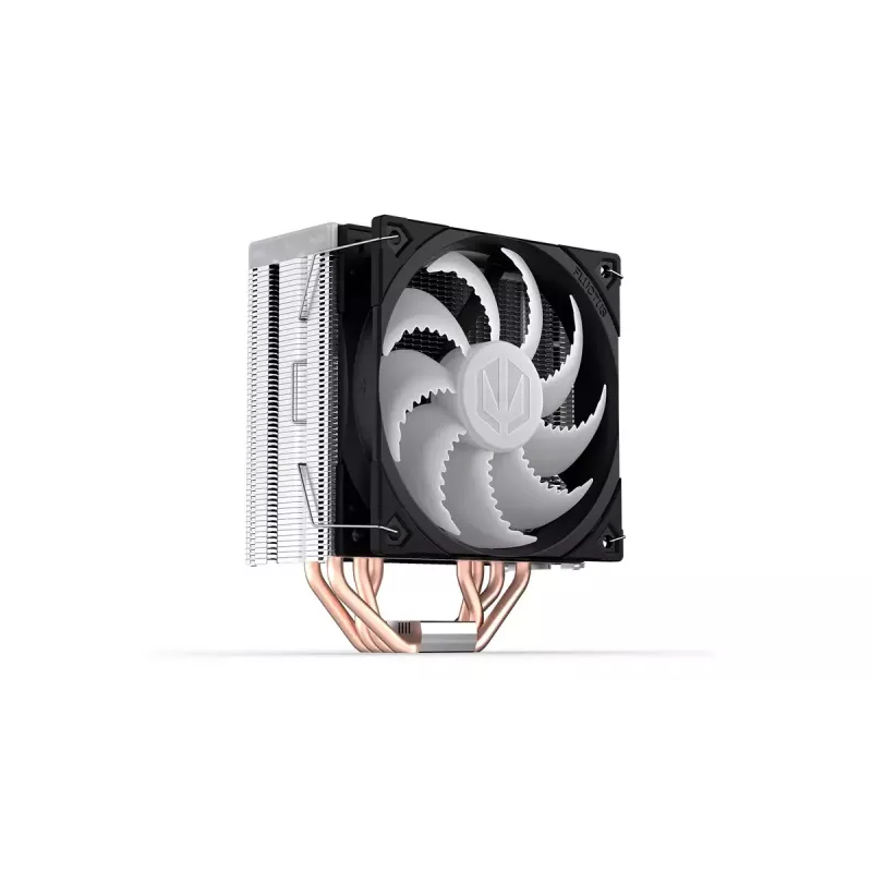 Air cooler ENDORFY Fera 5 ARGB 120 mm Black — 4 heat pipes, 1x120 mm PWM fan, TDP 220 W, height 155 mm