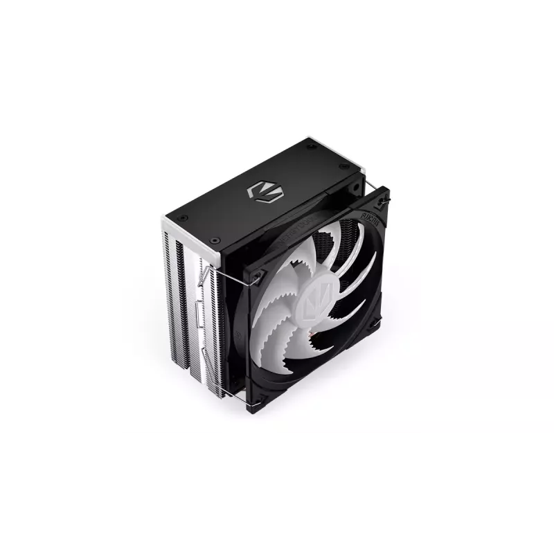 Air cooler ENDORFY Fera 5 ARGB 120 mm Black — 4 heat pipes, 1x120 mm PWM fan, TDP 220 W, height 155 mm