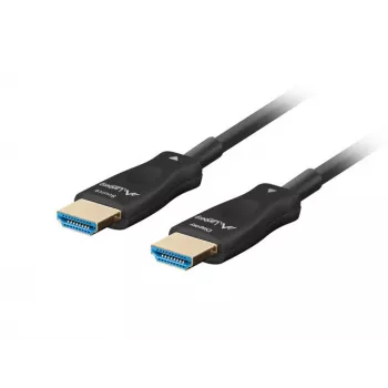 LANBERG HDMI Cable - M/m v2.1 Optical Aoc - 20m Black