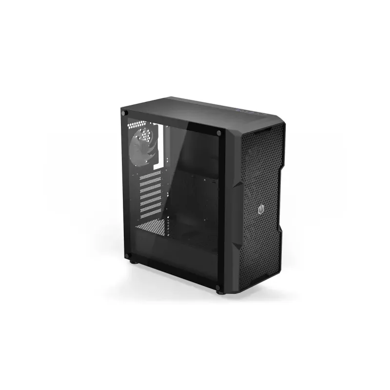 PC case ENDORFY Regnum 400 ARGB Tower Black — ATX, tempered glass, ARGB, 3x120mm front, 1x120mm rear, supports GPU 37 cm