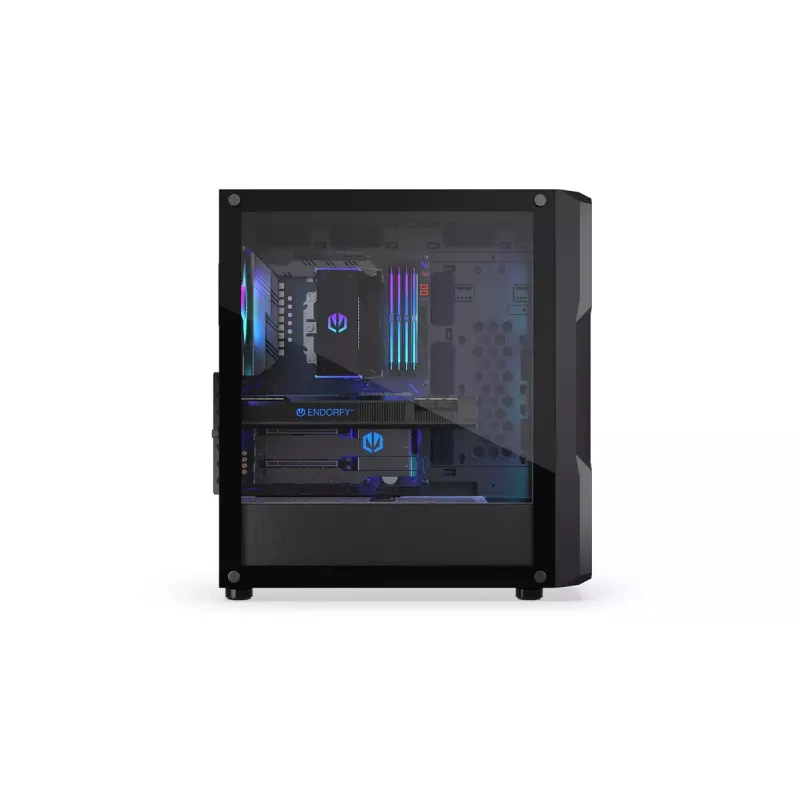 PC case ENDORFY Regnum 400 ARGB Tower Black — ATX, tempered glass, ARGB, 3x120mm front, 1x120mm rear, supports GPU 37 cm