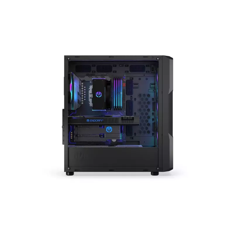 PC case ENDORFY Regnum 400 ARGB Tower Black — ATX, tempered glass, ARGB, 3x120mm front, 1x120mm rear, supports GPU 37 cm