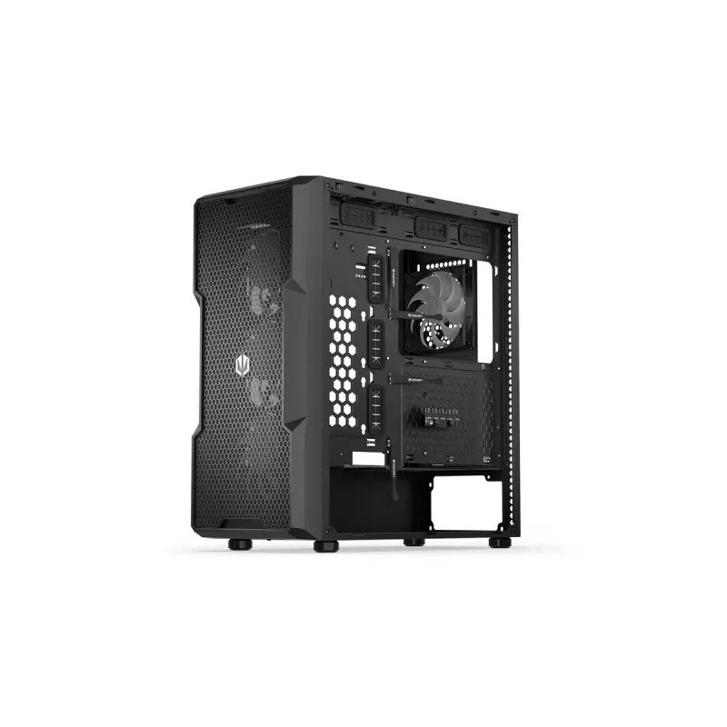 PC case ENDORFY Regnum 400 ARGB Tower Black — ATX, tempered glass, ARGB, 3x120mm front, 1x120mm rear, supports GPU 37 cm