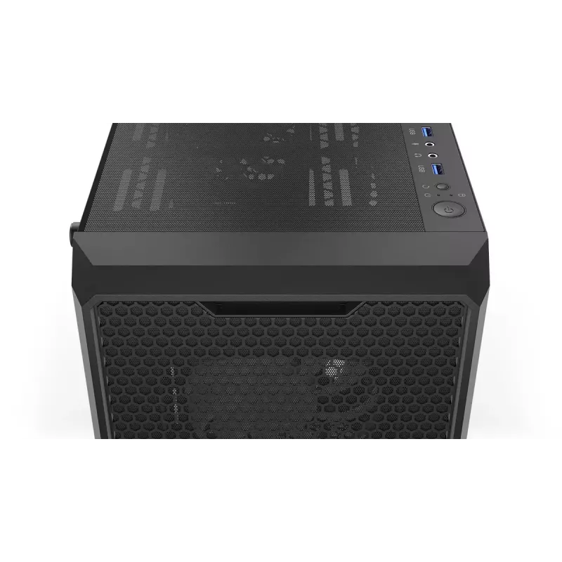 PC case ENDORFY Regnum 400 ARGB Tower Black — ATX, tempered glass, ARGB, 3x120mm front, 1x120mm rear, supports GPU 37 cm