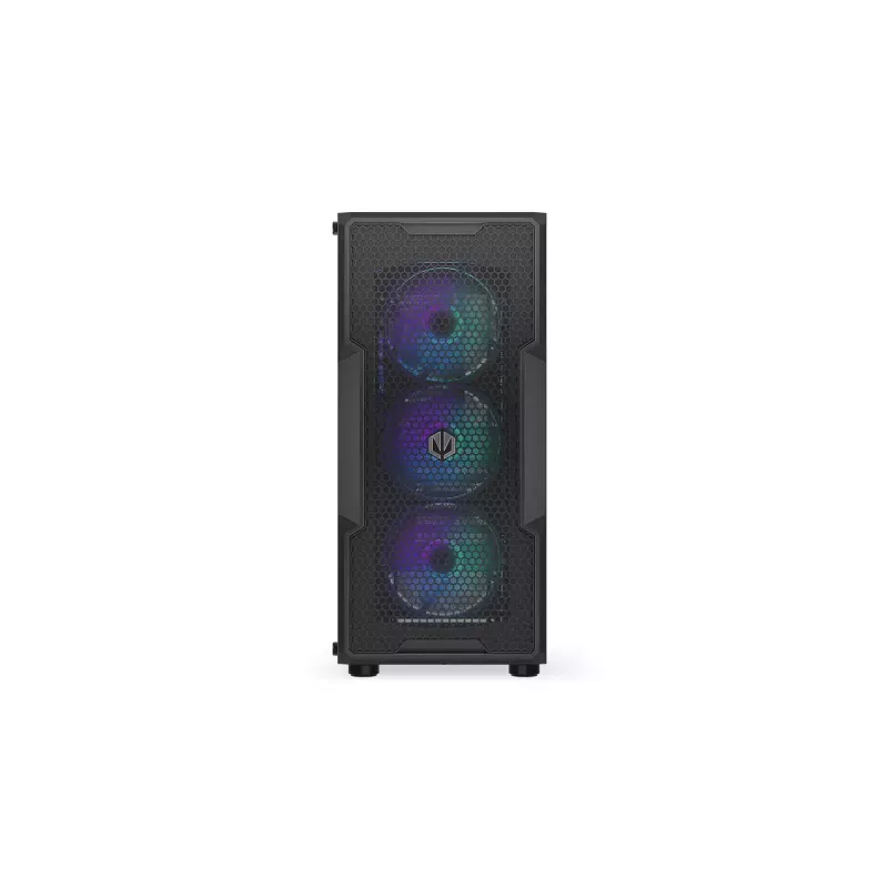 PC case ENDORFY Regnum 400 ARGB Tower Black — ATX, tempered glass, ARGB, 3x120mm front, 1x120mm rear, supports GPU 37 cm