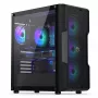 PC case ENDORFY Regnum 400 ARGB Tower Black — ATX, tempered glass, ARGB, 3x120mm front, 1x120mm rear, supports GPU 37 cm