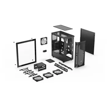PC case ENDORFY Signum 300 ARGB Tower Black — ATX, tempered glass, ARGB lighting, supports GPU 350mm, CPU cooler height 161mm