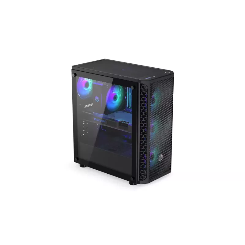 PC case ENDORFY Signum 300 ARGB Tower Black — ATX, tempered glass, ARGB lighting, supports GPU 350mm, CPU cooler height 161mm