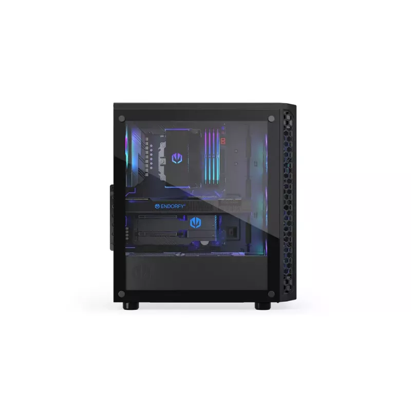 PC case ENDORFY Signum 300 ARGB Tower Black — ATX, tempered glass, ARGB lighting, supports GPU 350mm, CPU cooler height 161mm