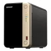 QNAP TS-264 NAS Tower Intel® Celeron® N5095 8 GB 0 TB QNAP QTS Black, Gold
