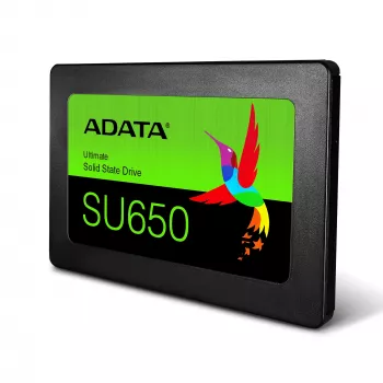 2.5 inch SATA III SSD ADATA SU650 1 TB — 520 MB/s read, 450 MB/s write, 3D NAND, 2.5-inch