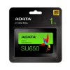 2.5 inch SATA III SSD ADATA SU650 1 TB — 520 MB/s read, 450 MB/s write, 3D NAND, 2.5-inch