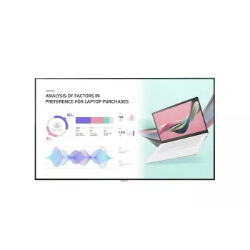 LG 98UH5J-H Signage Display Digital signage flat panel 2.49 m (98 inch) LCD Wi-Fi 500 cd/m² 4K Ultra HD Black WebOS 24/7