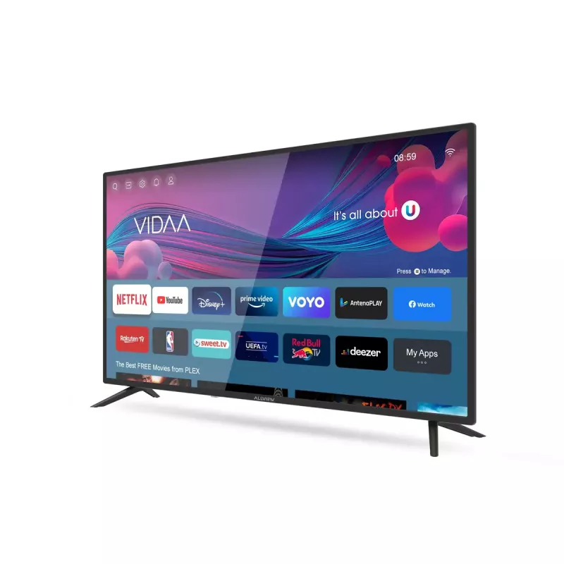 LED television Allview 40iPlay6000-F/1 40 inch (101 cm) FHD, VIDAA, Wi‑Fi, HDMI, USB, black