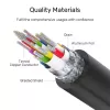 USB-C to USB-C cable Unitek C14086BK-1.5M — USB 3.2 Gen 2, 10 Gbit/s, 5 m, black