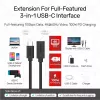 USB-C to USB-C cable Unitek C14086BK-1.5M — USB 3.2 Gen 2, 10 Gbit/s, 5 m, black