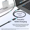 USB-C to USB-C cable Unitek C14086BK-1.5M — USB 3.2 Gen 2, 10 Gbit/s, 5 m, black