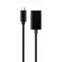 GEMBIRD USB Type-C to DisplayPort Adapter Cable, 4K, 15cm, Black