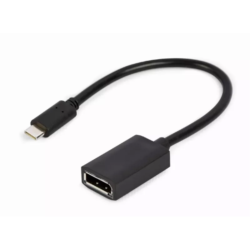 GEMBIRD USB Type-C to DisplayPort Adapter Cable, 4K, 15cm, Black