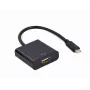 GEMBIRD USB Type-C to HDMI Adapter Cable, 4K@60Hz, 15cm, Black
